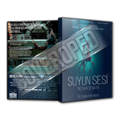 Suyun Sesi - The Shape of Water 2017 Türkçe Dvd Cover Tasarımı